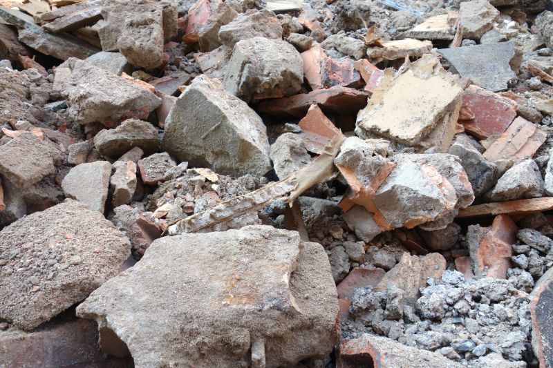 Removed Concrete Debris