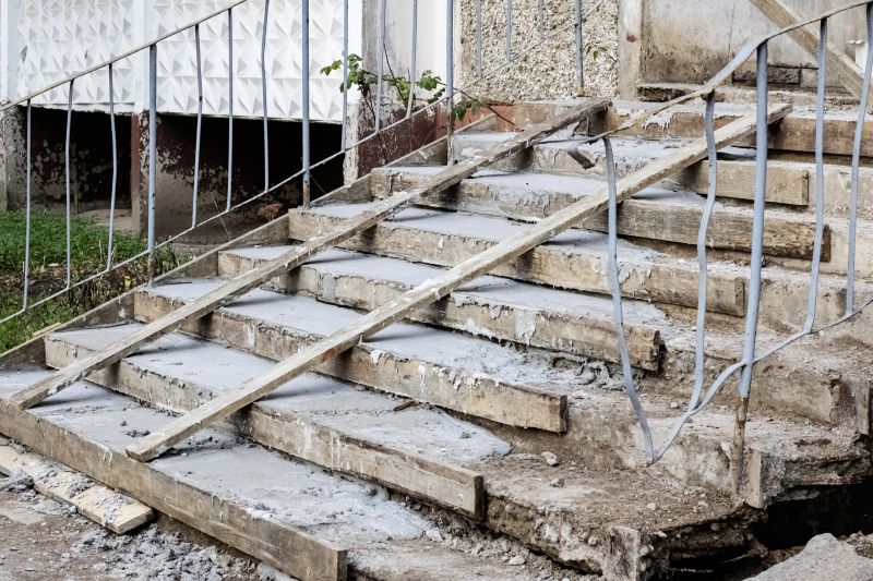 Removing Old Concrete Steps